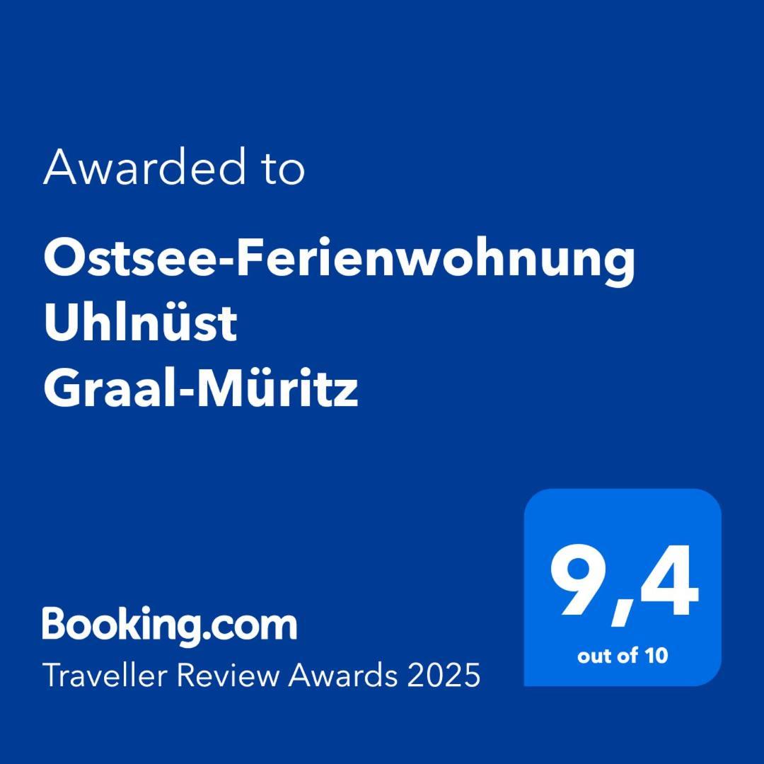 Ostsee-Ferienwohnung Uhlnuest Graal-Mueritz Gelbensande Экстерьер фото
